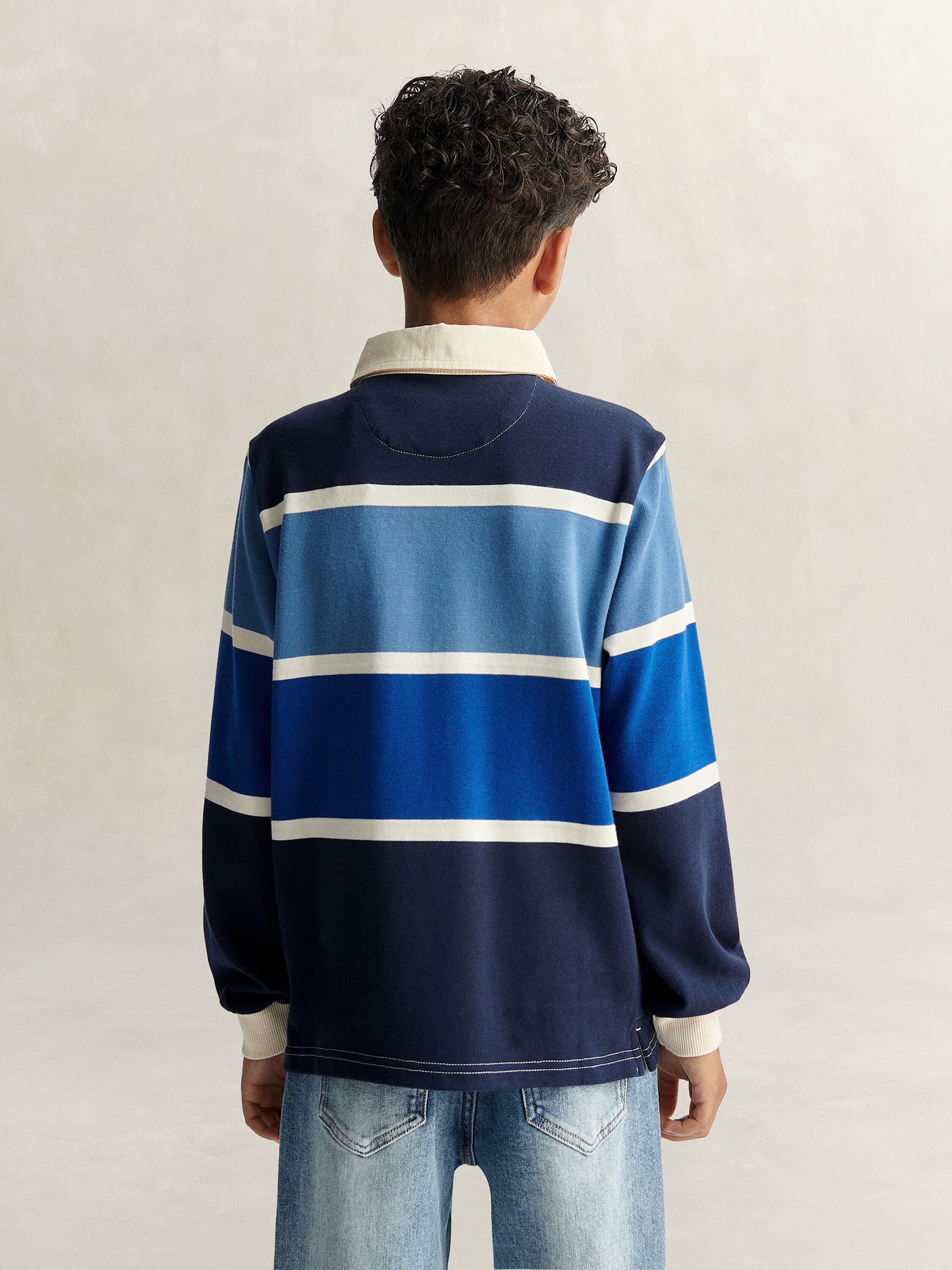 Rugger Graphic às riscas Teen Boys