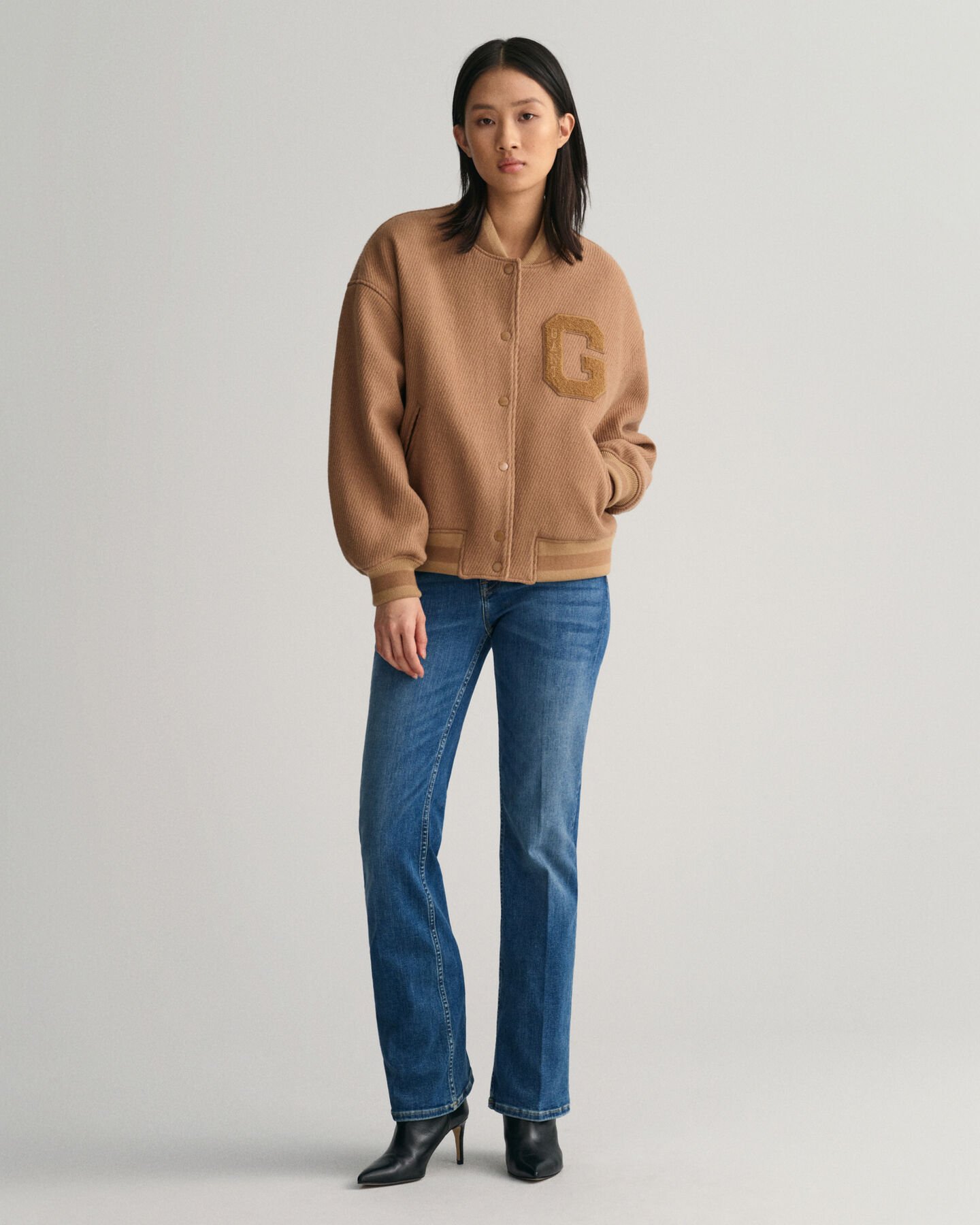 GANT Varsity Jacket em lã sarjada