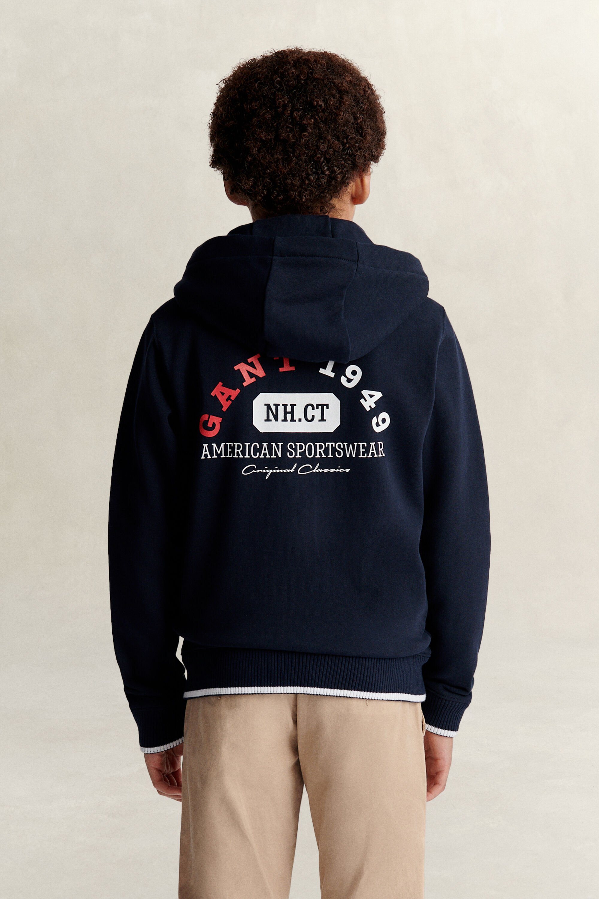 Sweatshirt com capuz e fecho Graphic Teen Boys