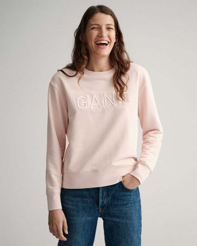 Sweatshirt com decote redondo Tonal