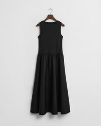 Vestido de comprimento m&eacute;dio em jersey