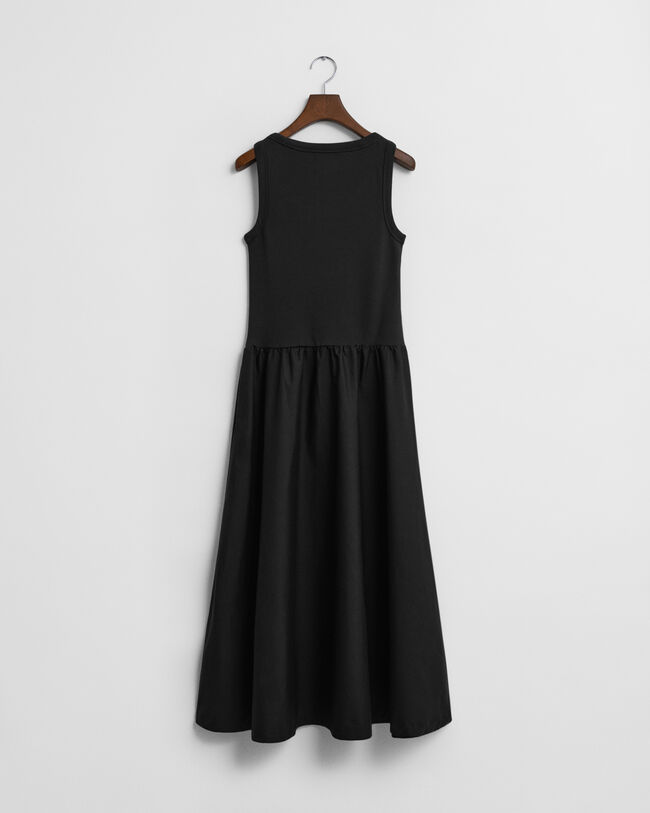 Vestido de comprimento m&eacute;dio em jersey