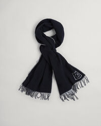 Cachecol em lã de dupla face