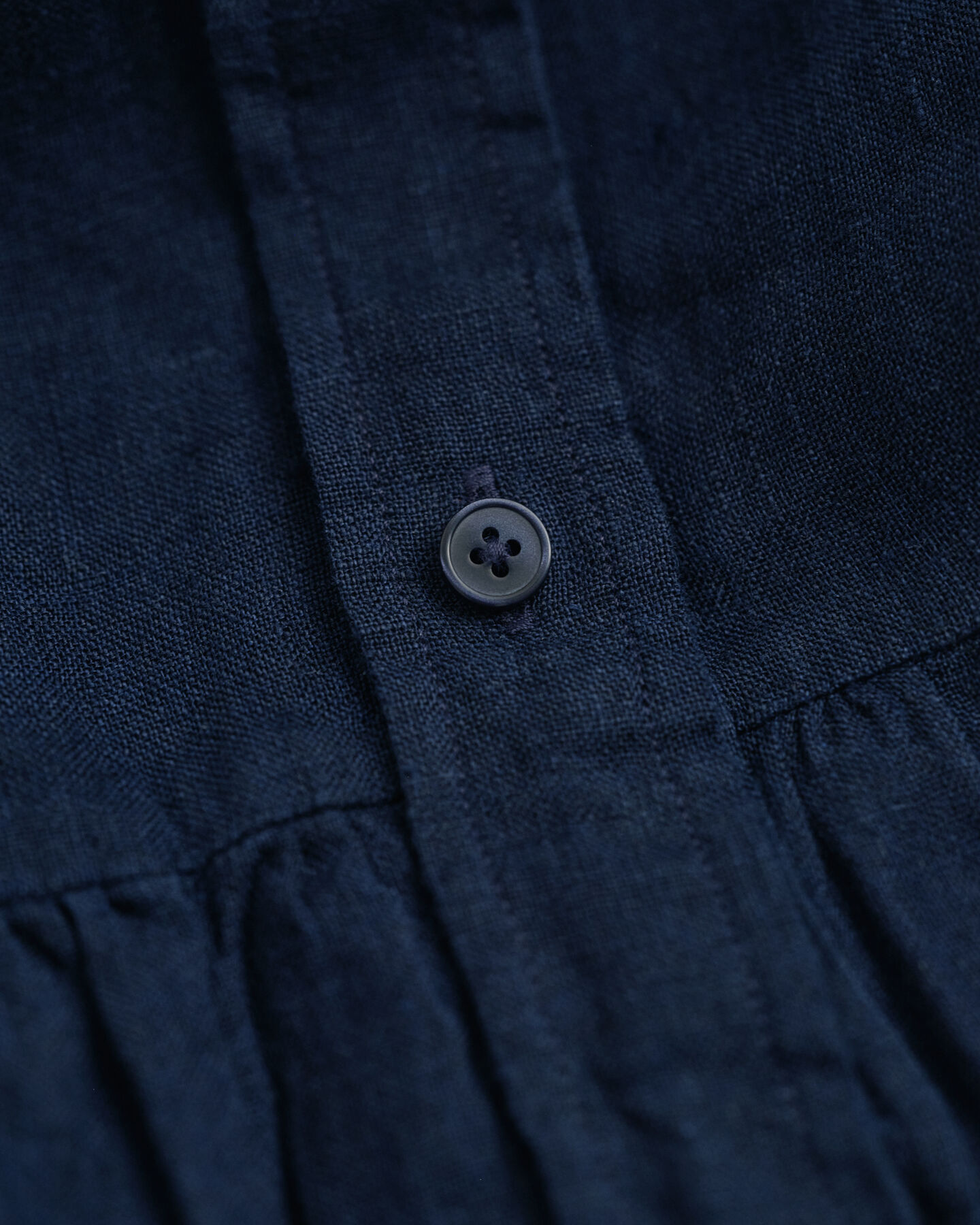 Vestido-camisa em linho