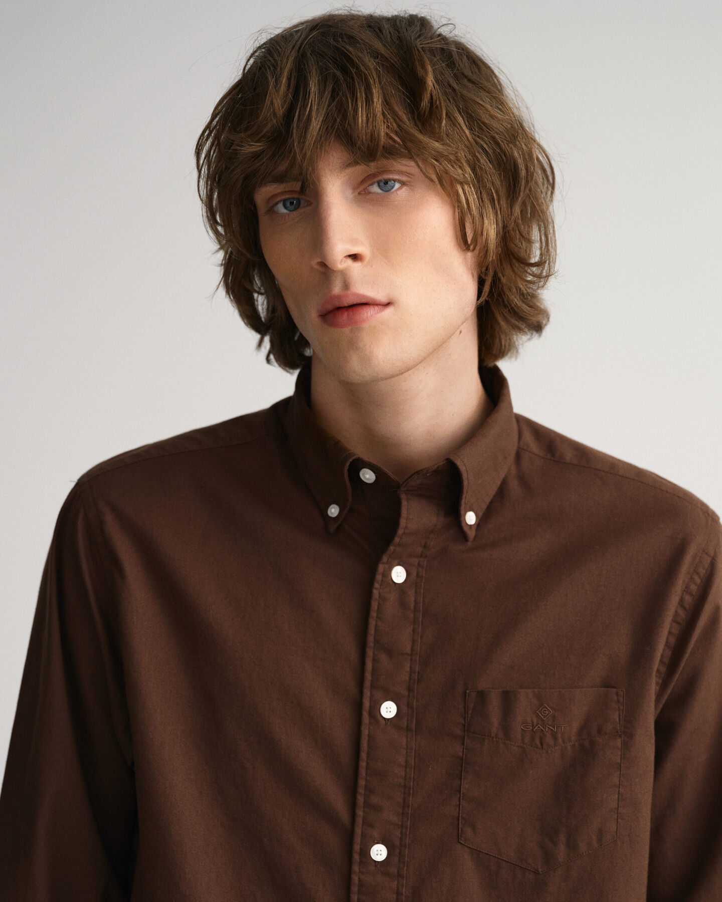 Camisa em sarja regular fit