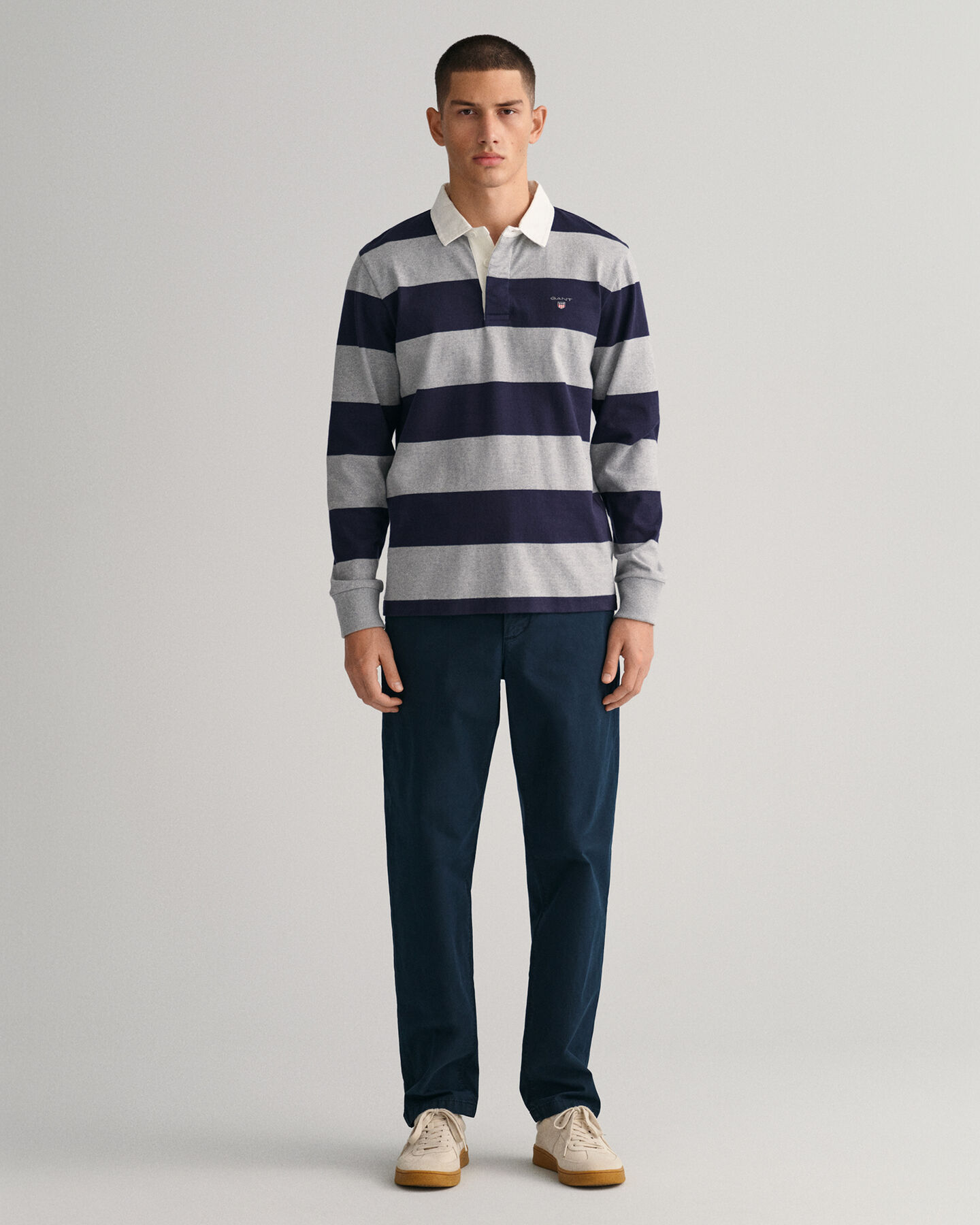 Calças chino em lona Allister regular fit