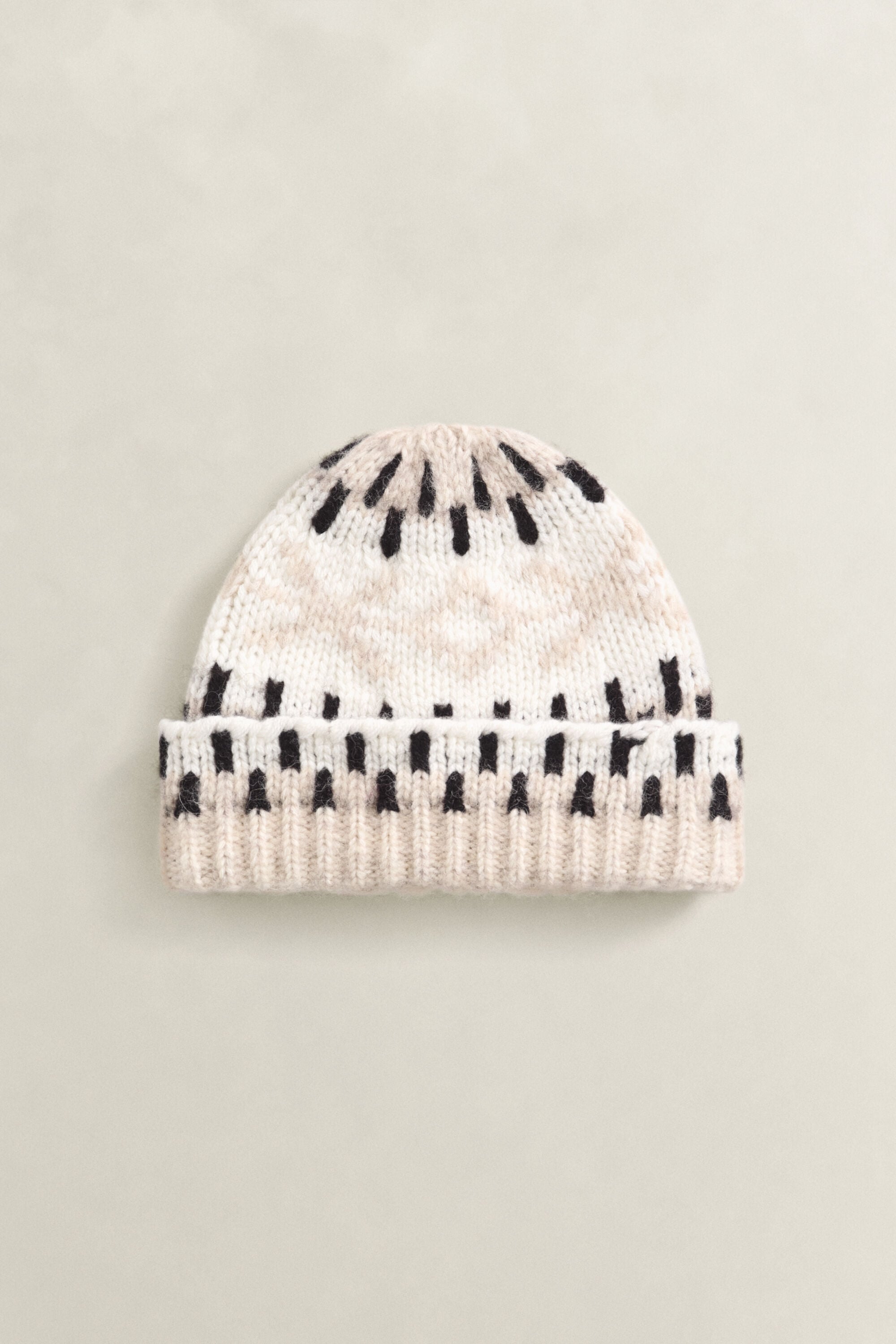 Gorro com padrão Jacquard