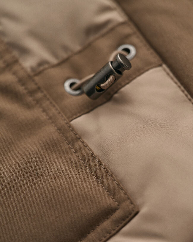 Casaco em flanela acolchoado