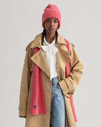 Cachecol em malha canelada