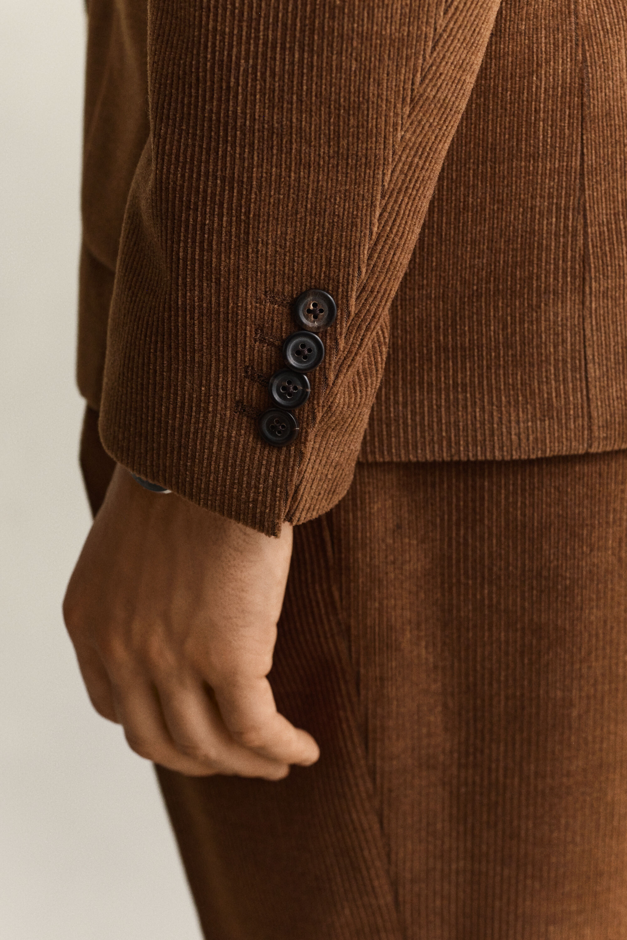 Blazer em bombazina e lã Gant x Yale