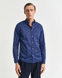 Camisa Sunfaded em voile regular fit