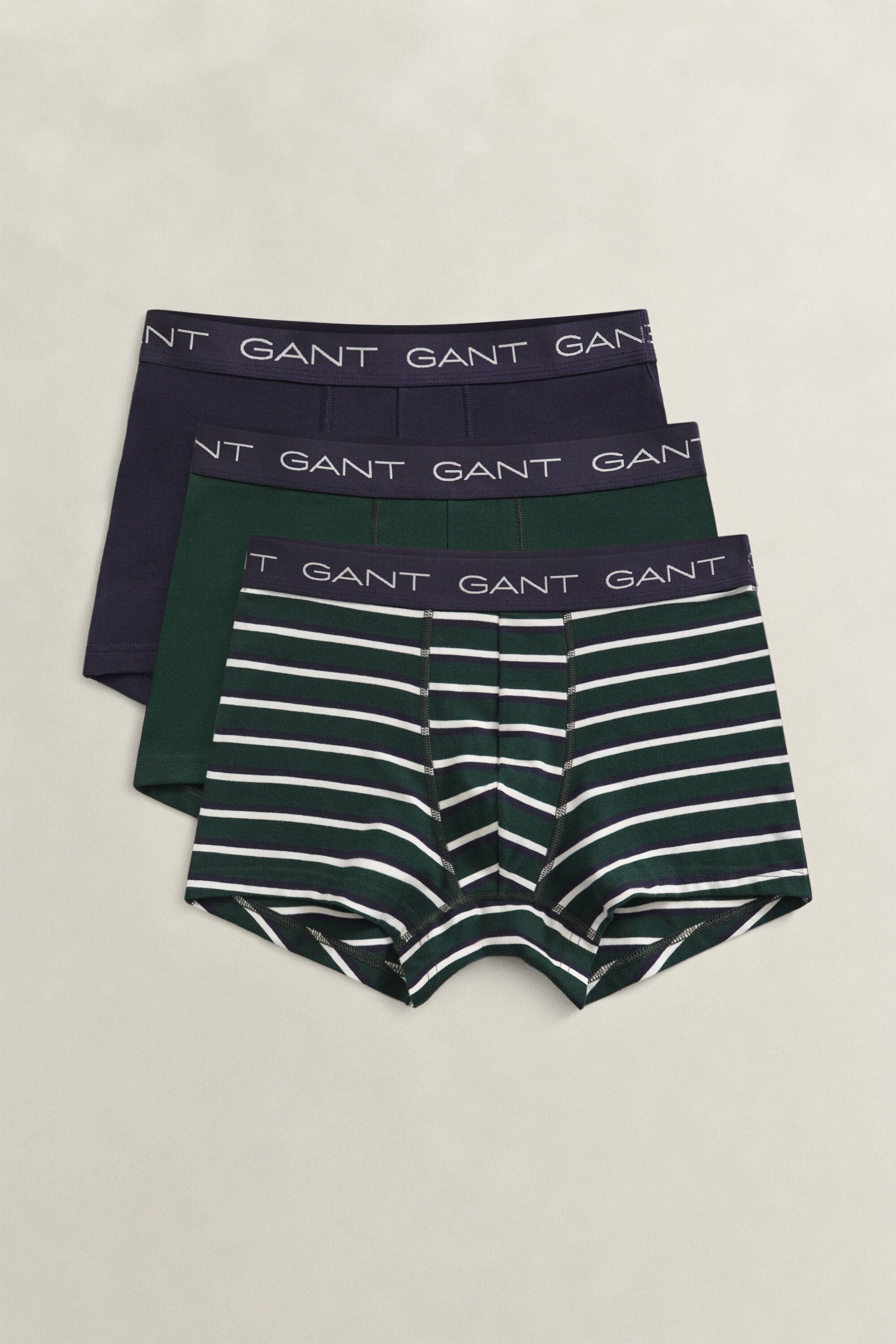 Pack de 3 pares de boxers às riscas