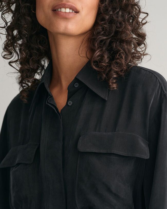 Vestido-camisa Utility relaxed fit