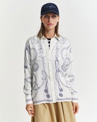 Camisa com estampado Sailing relaxed fit