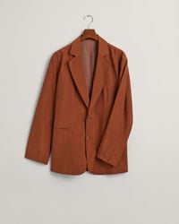 Blazer de fato em seda relaxed fit