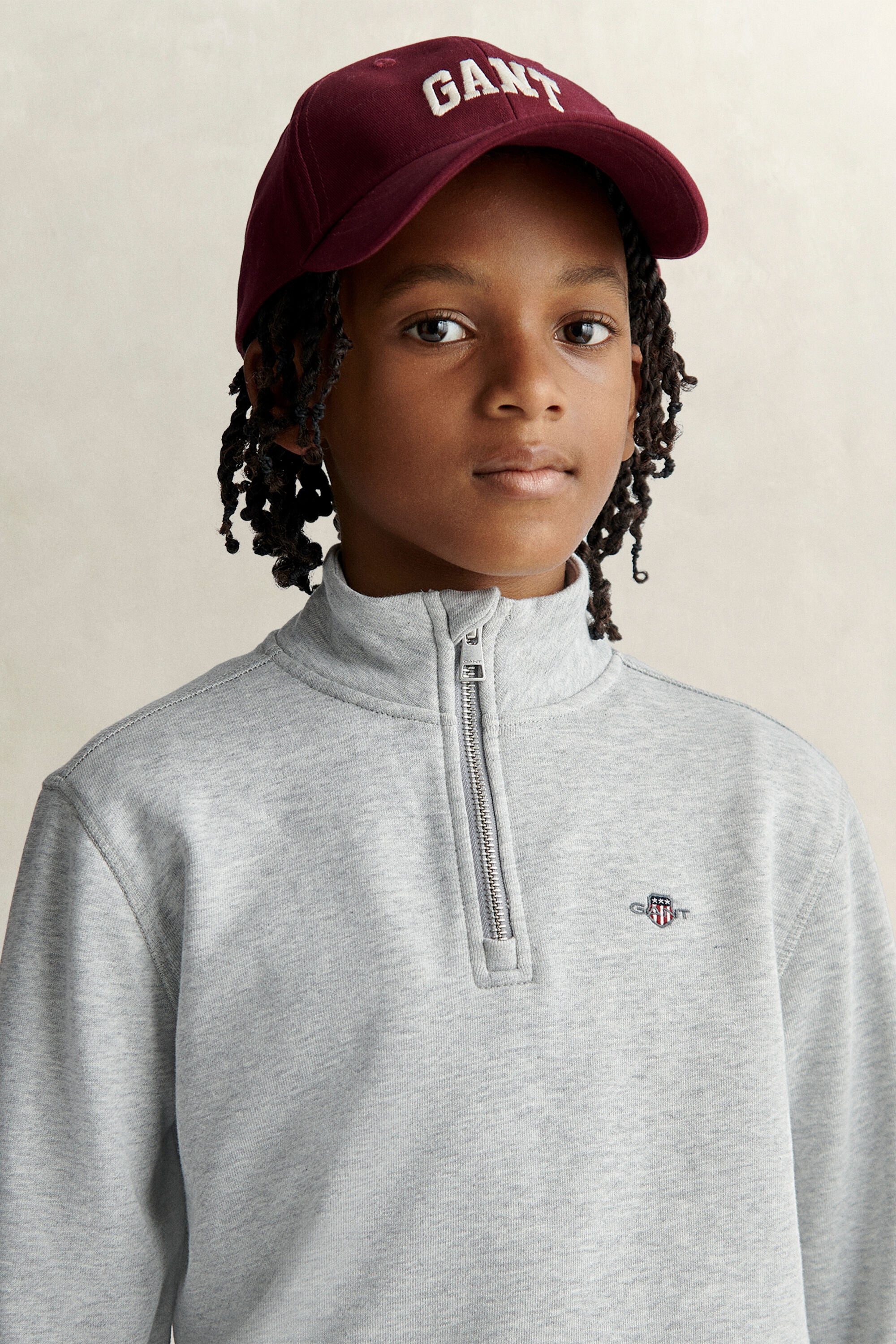 Sweatshirt com meio fecho de correr Shield Teen Boys