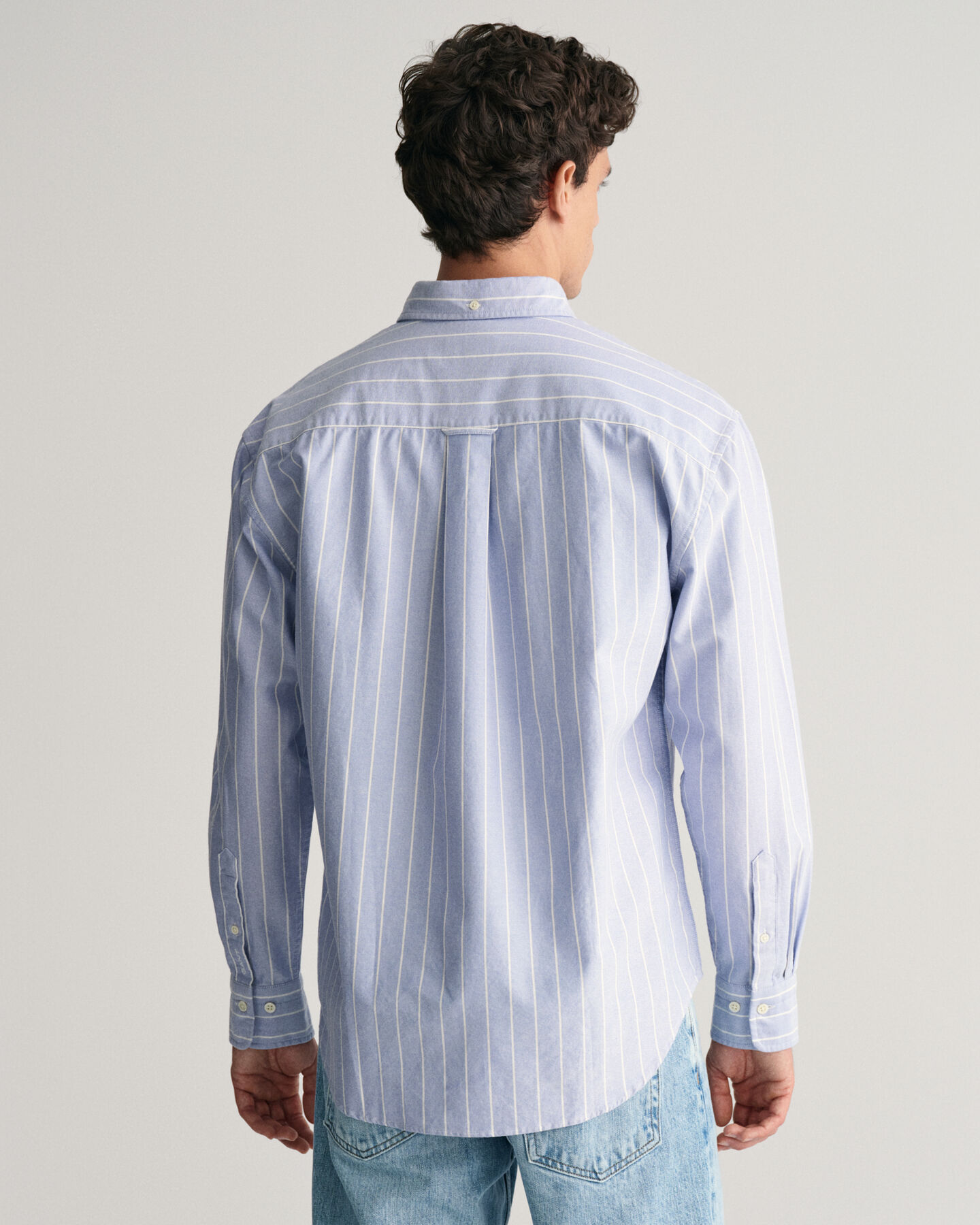 Camisa Oxford Heritage às riscas relaxed fit
