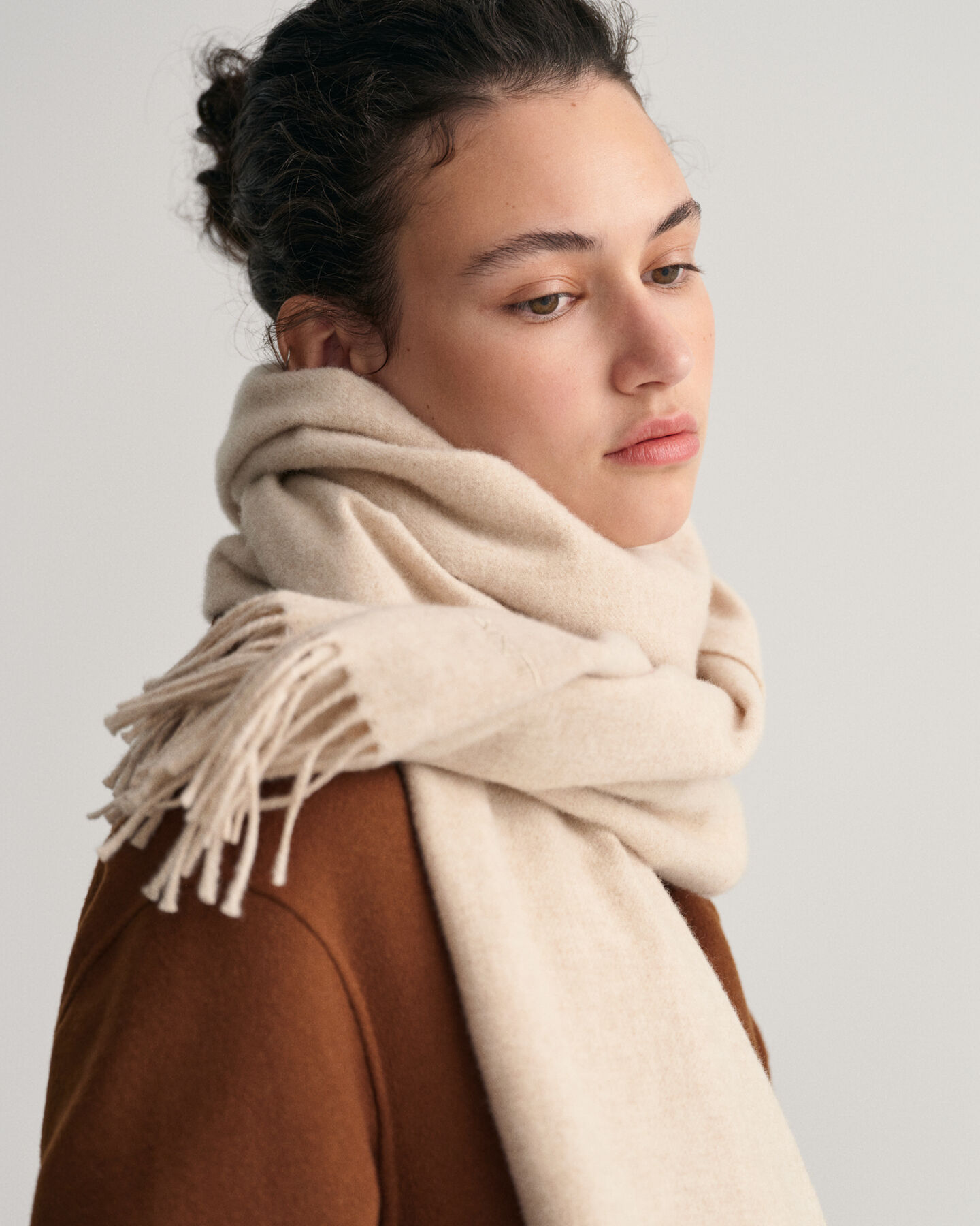 Cachecol em lã Solid