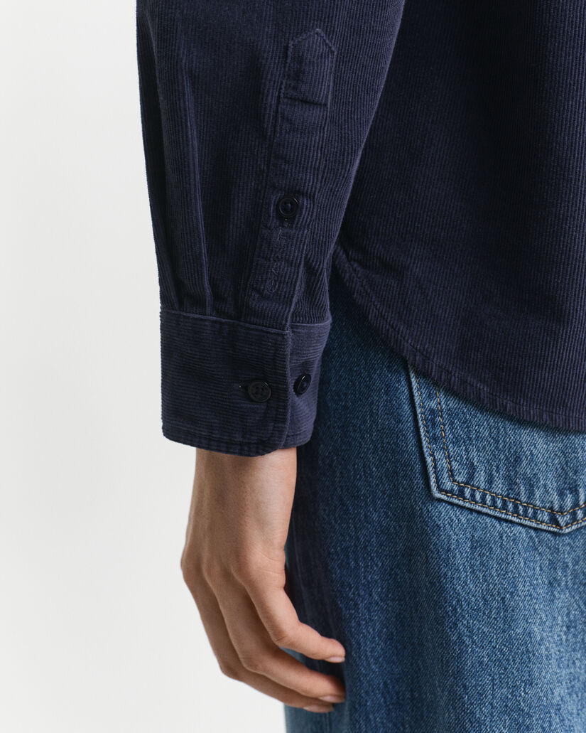 Camisa de bombazina regular fit