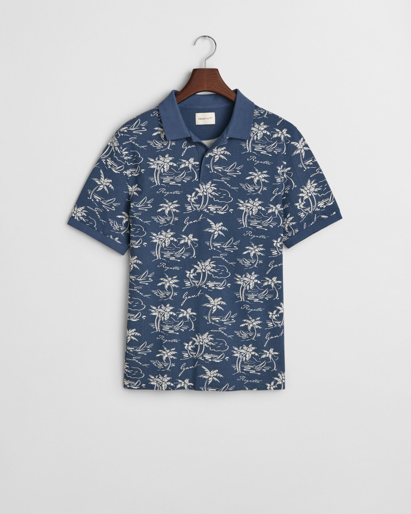 Polo com estampado GANT Island
