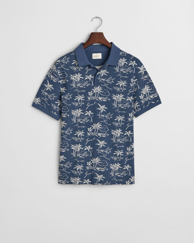 Polo com estampado GANT Island
