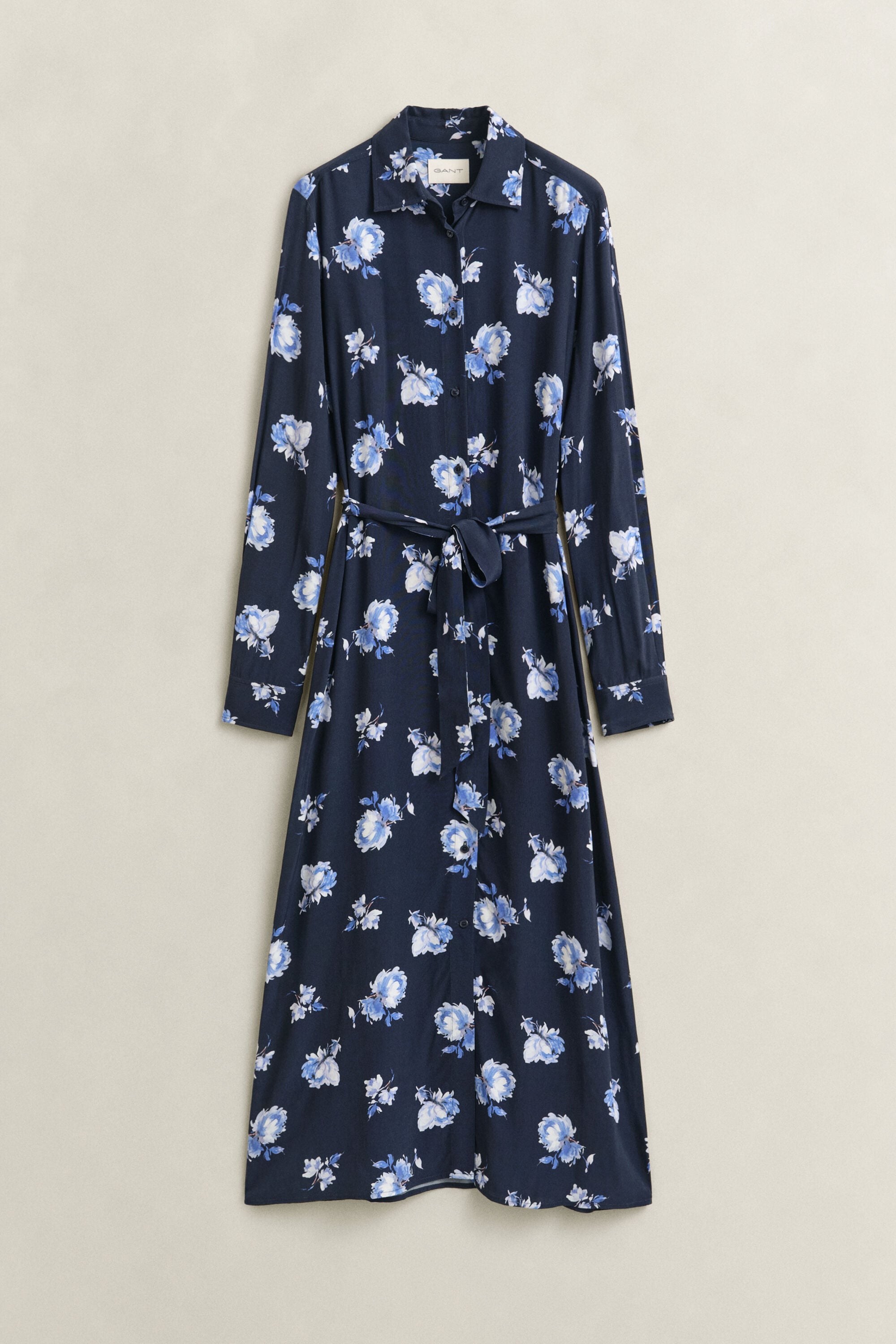 Vestido-camisa com estampado Floral