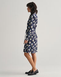 Vestido-camisa com estampado Floral