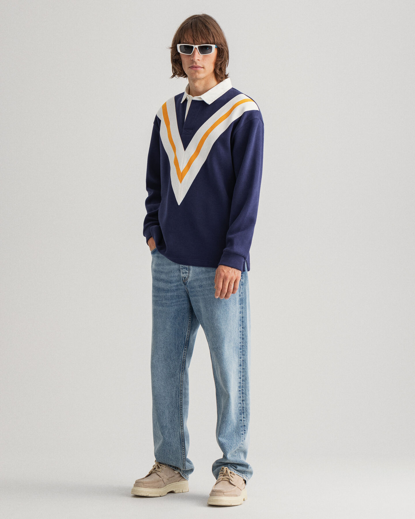 Heavy Rugger com riscas em V Tiger