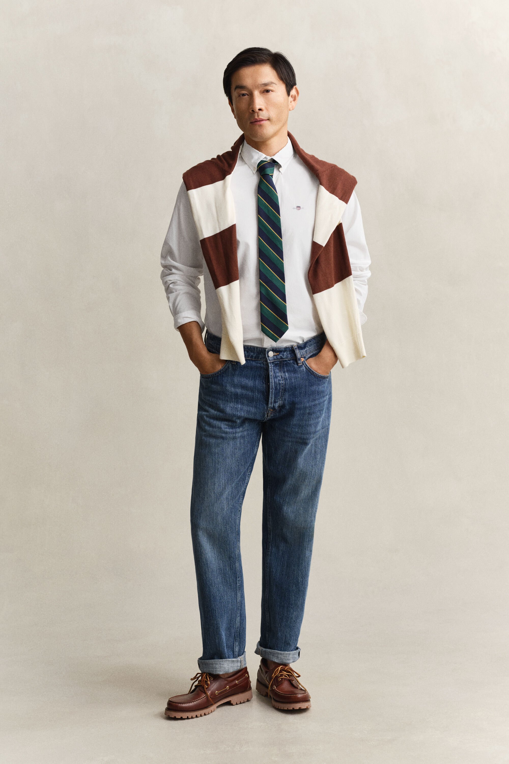 Camisa em popelina Classic slim fit