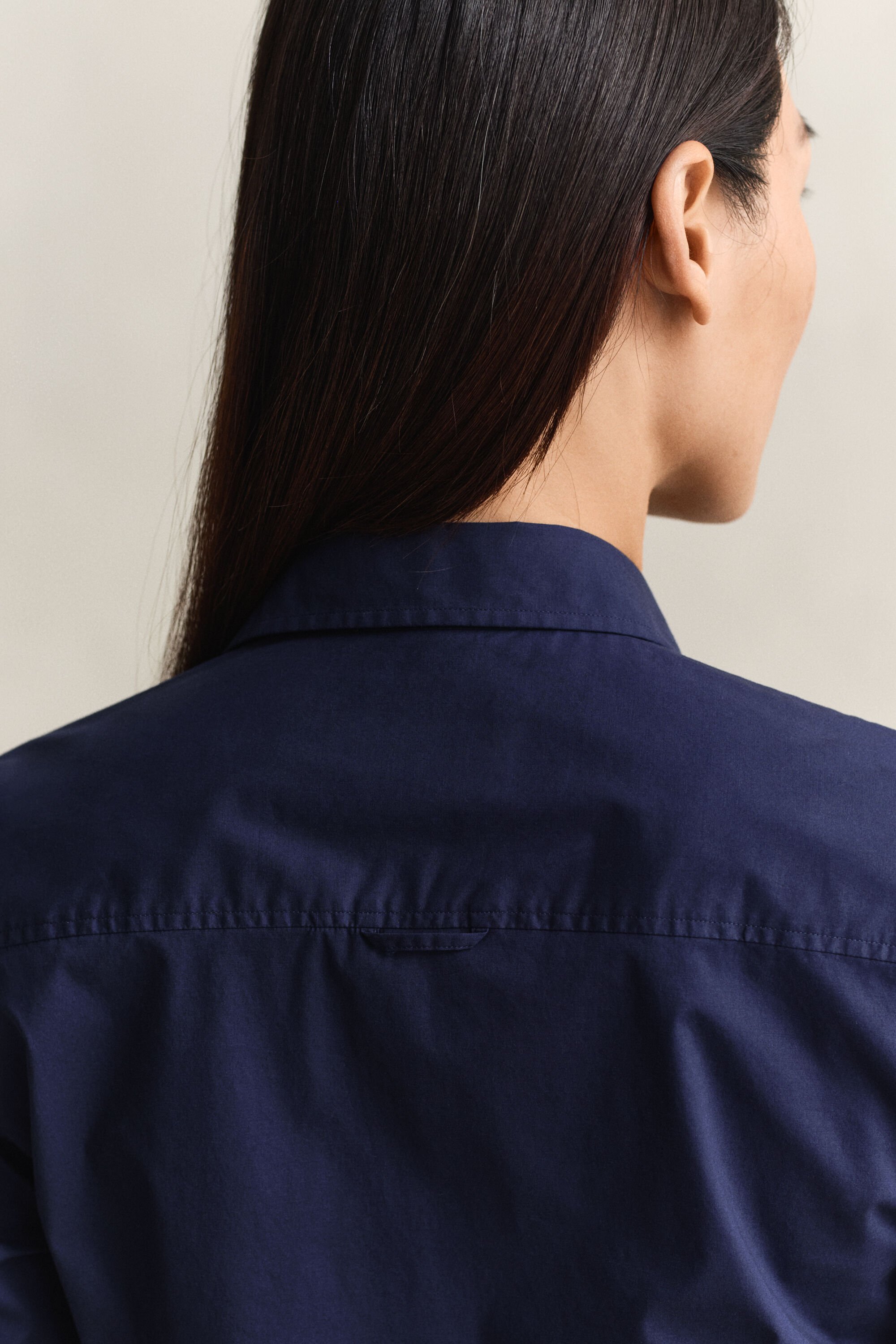 Camisa em popelina slim fit