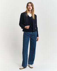 Blazer Club curto relaxed fit