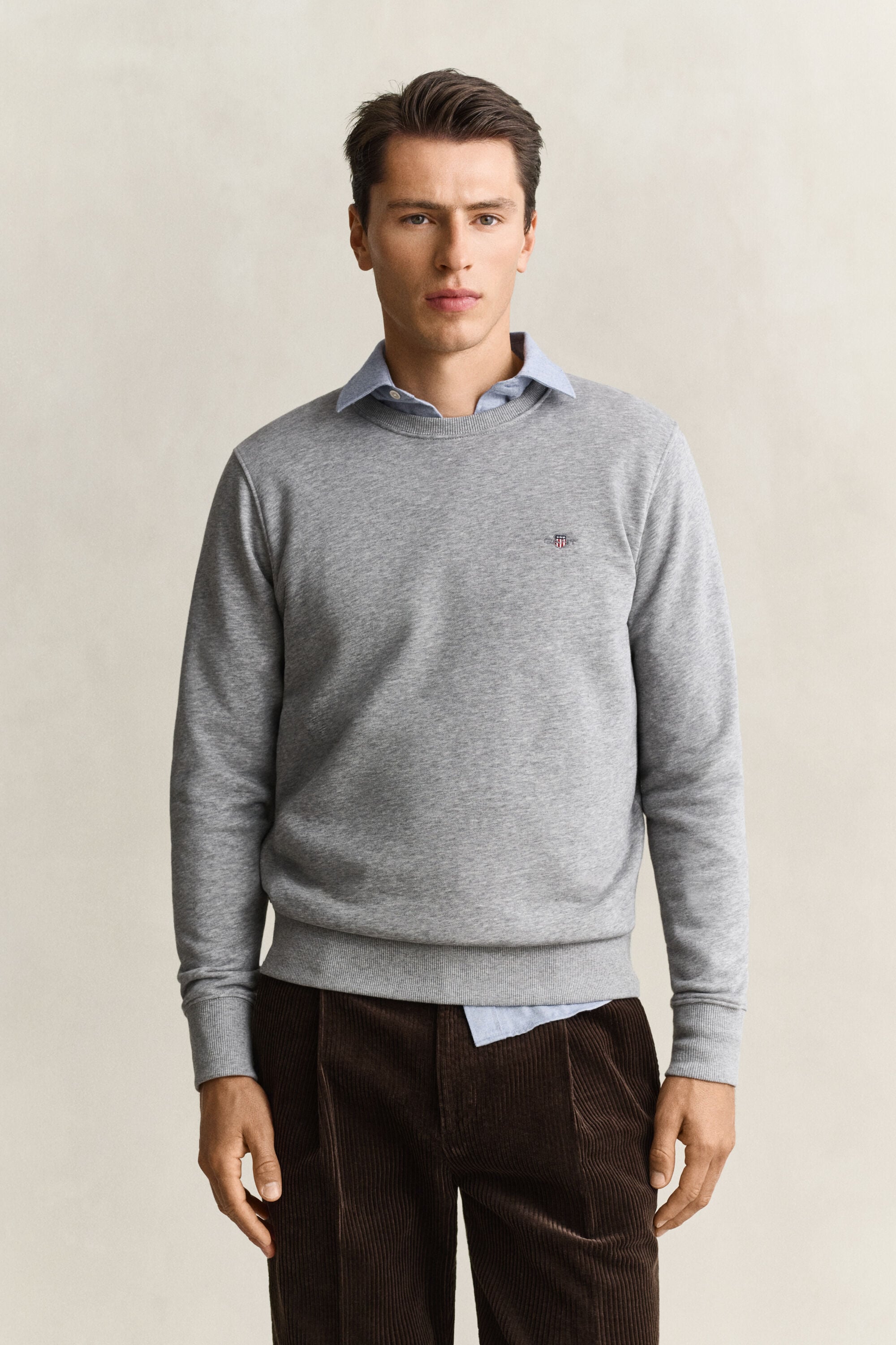 Sweatshirt com decote redondo Shield