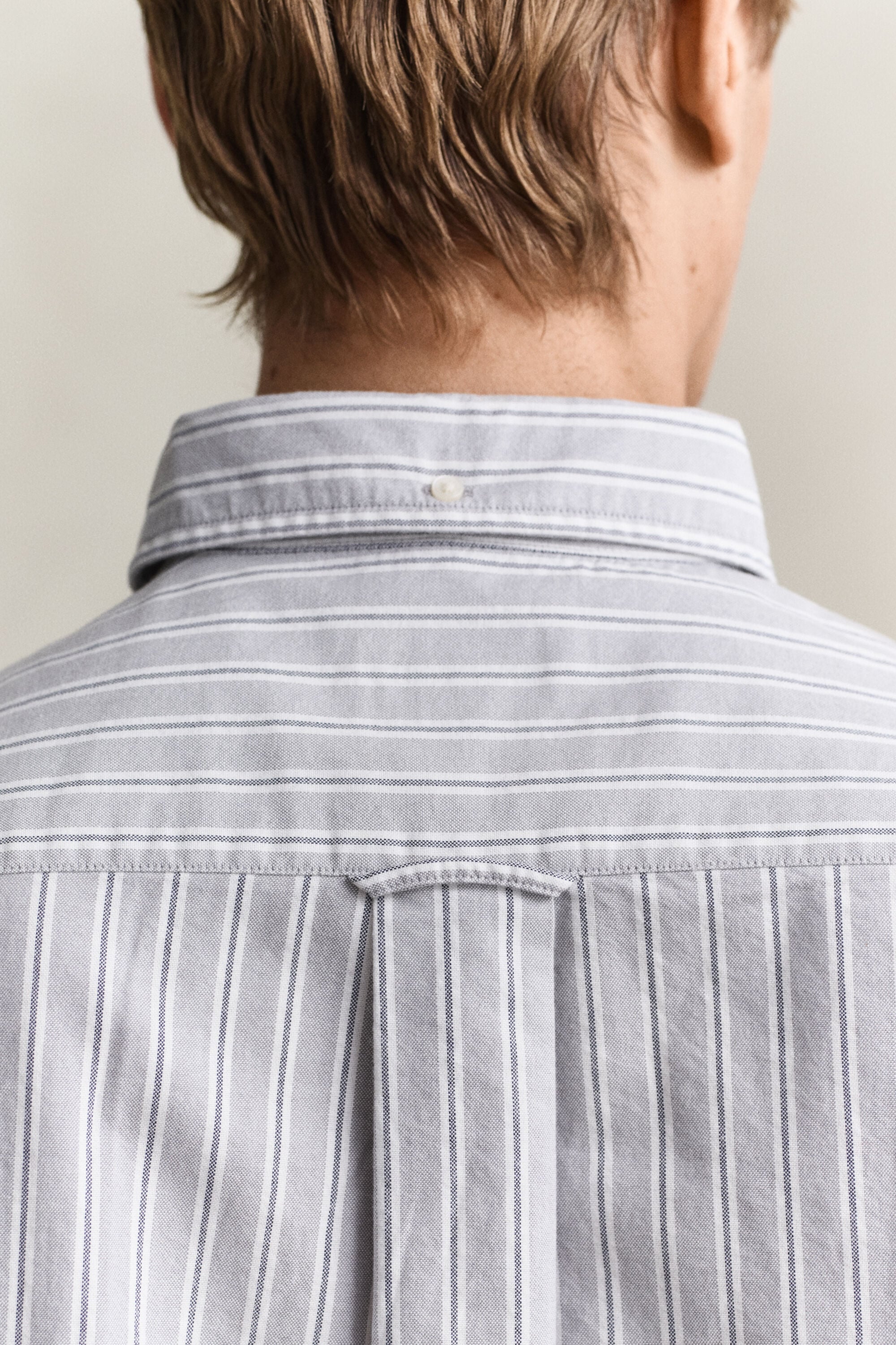 Camisa Oxford às riscas Classic