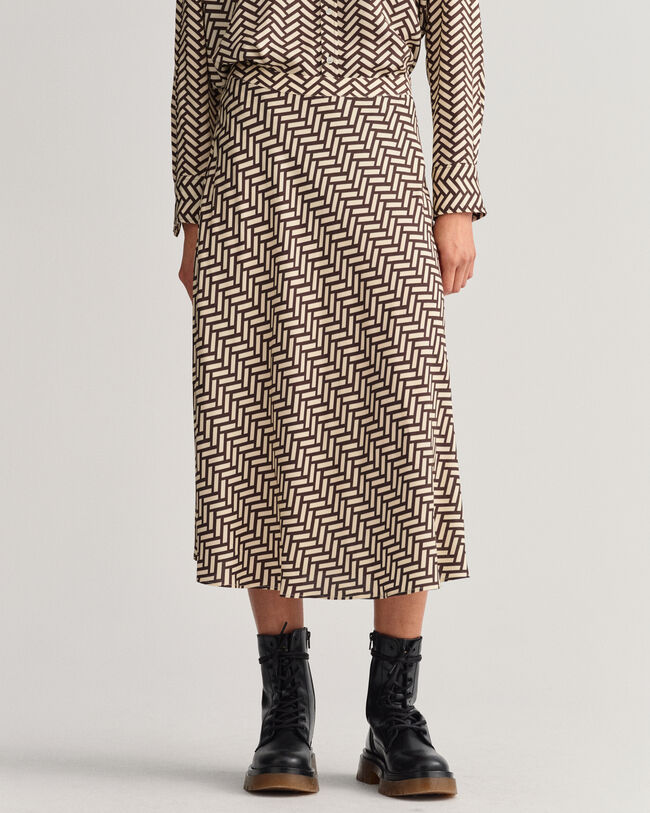 Saia evasê Geometric