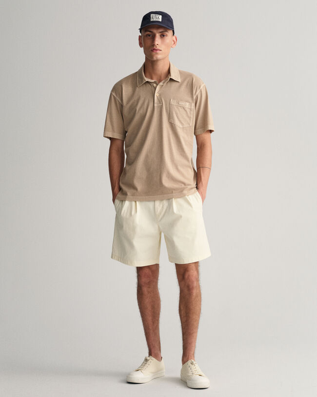 Polo em jersey Sunfaded