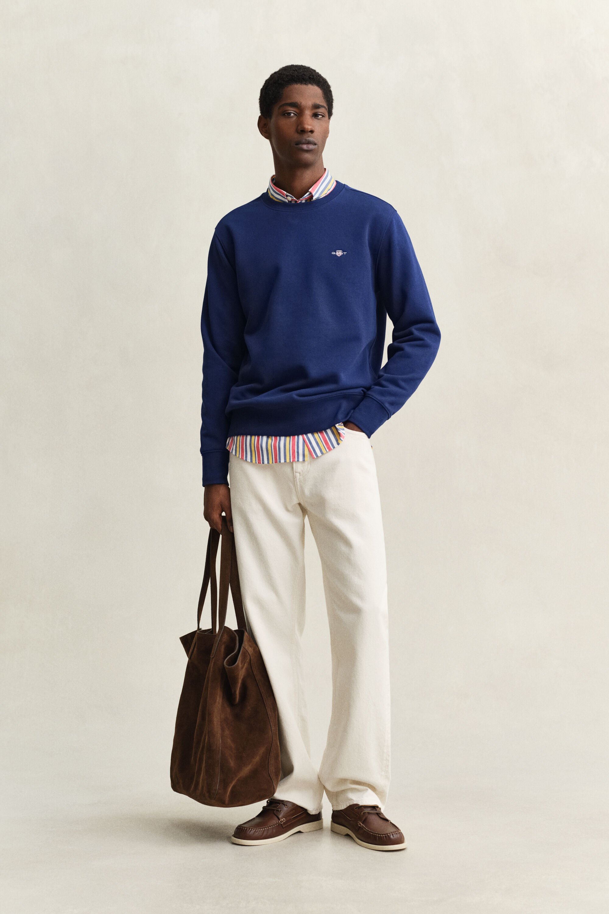 Sweatshirt com decote redondo Shield