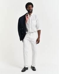 Calças de ganga brancas regular fit