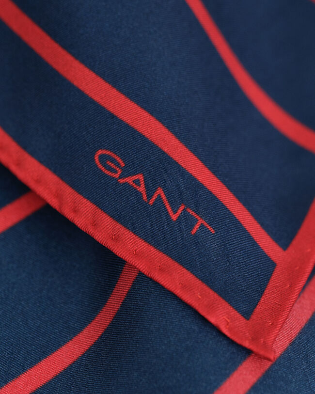 Lenço de bolso às riscas