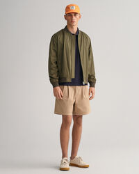 Polo em algodão piqué Waffle Texture