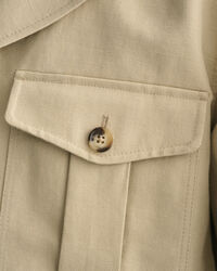 Casaco de fato em linho e algodão relaxed fit