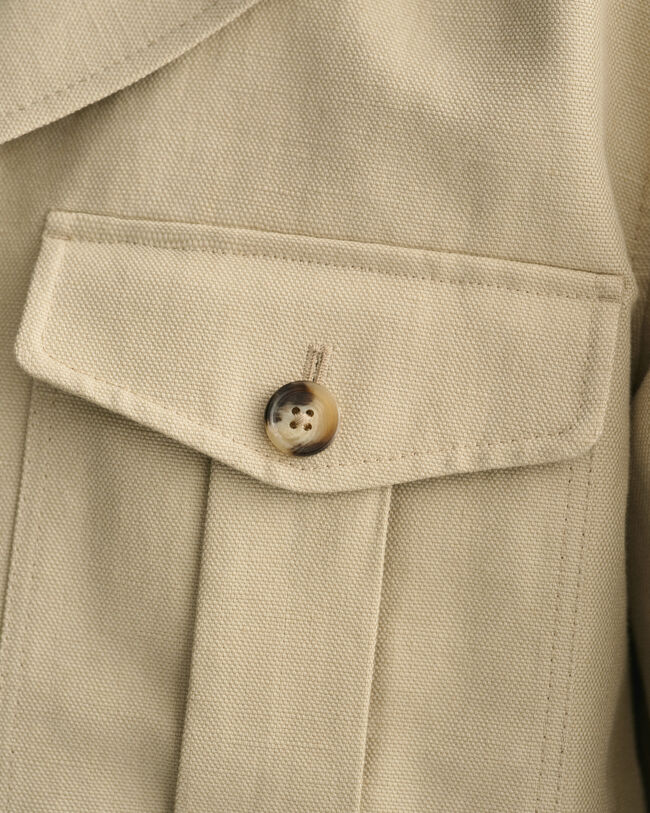 Casaco de fato em linho e algodão relaxed fit