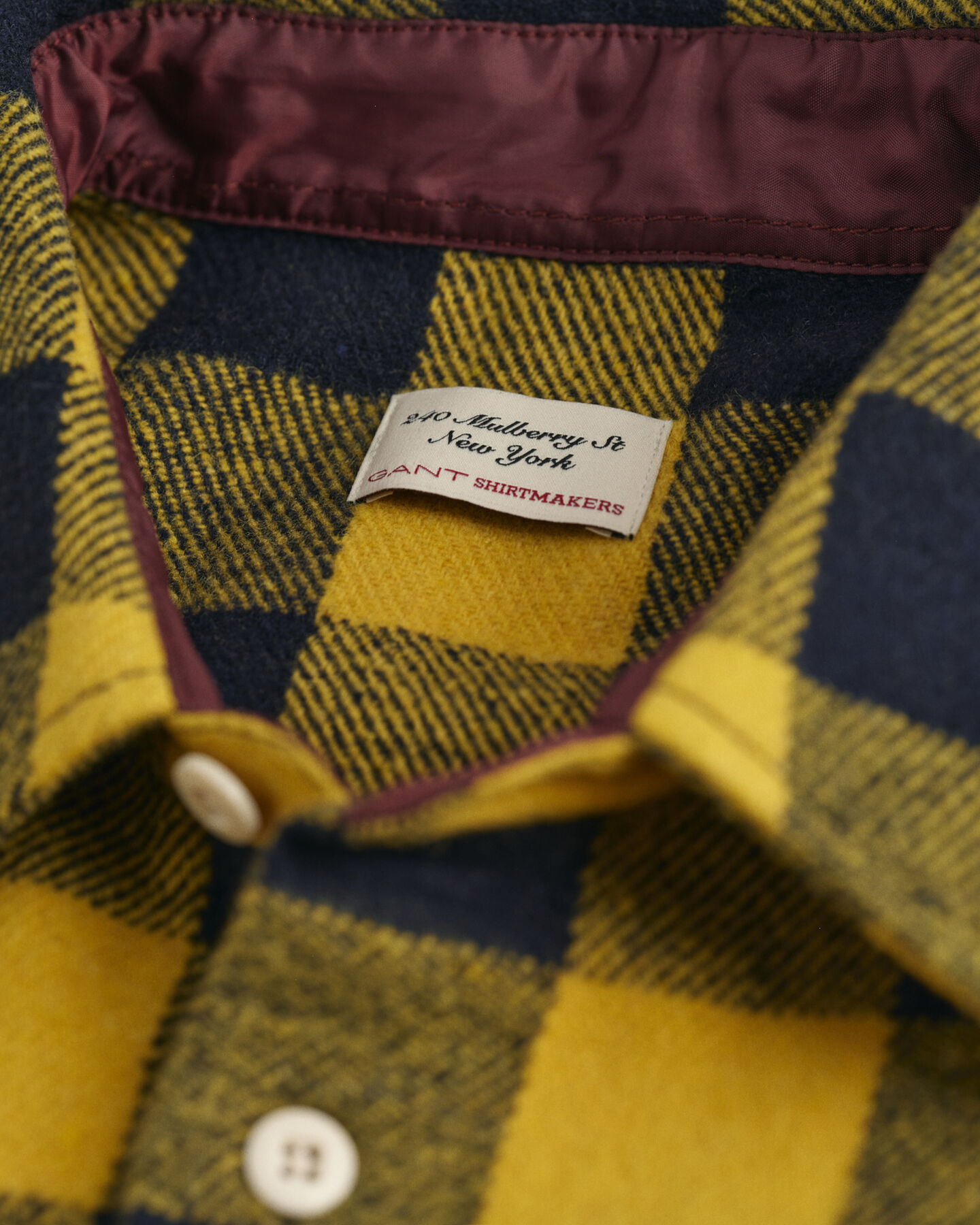 Sobrecamisa Buffalo em mistura de l&atilde;