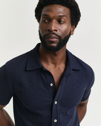 Camisa de manga curta Textured