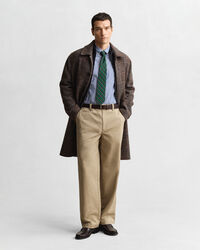 Camisa em popelina às riscas Classic regular fit