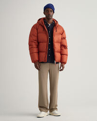 Camisa em bombazina com uma lavagem intensa relaxed fit