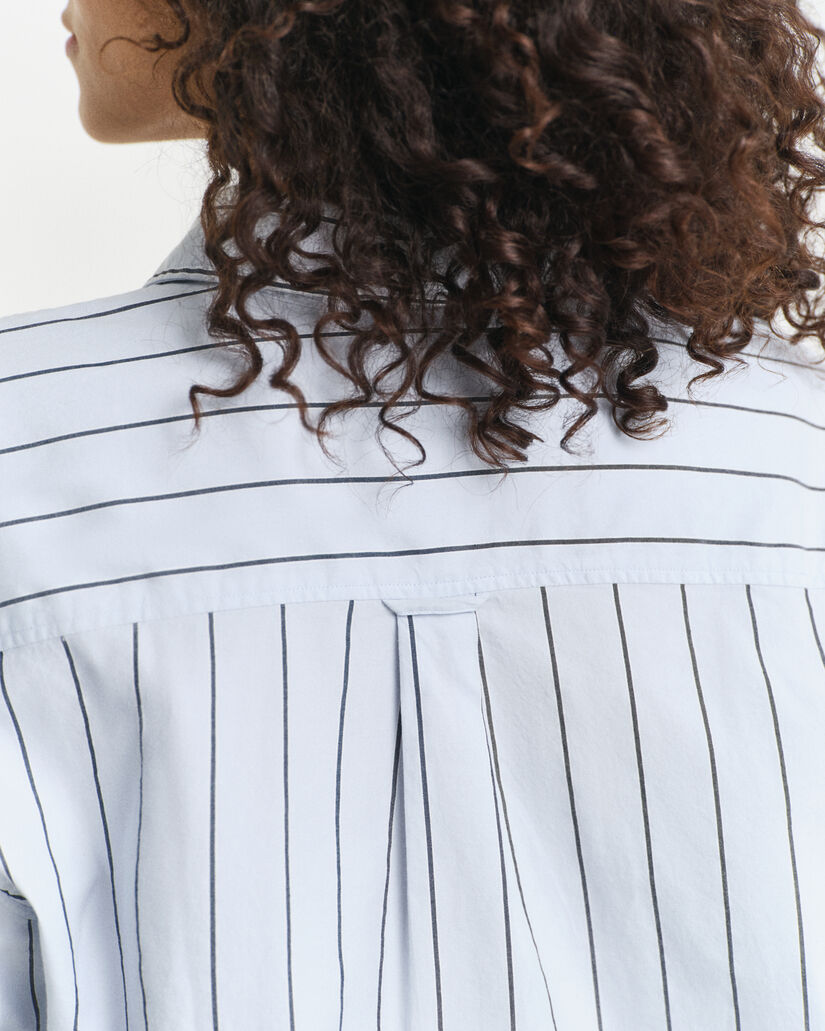 Camisa Luxury Oxford às riscas relaxed fit