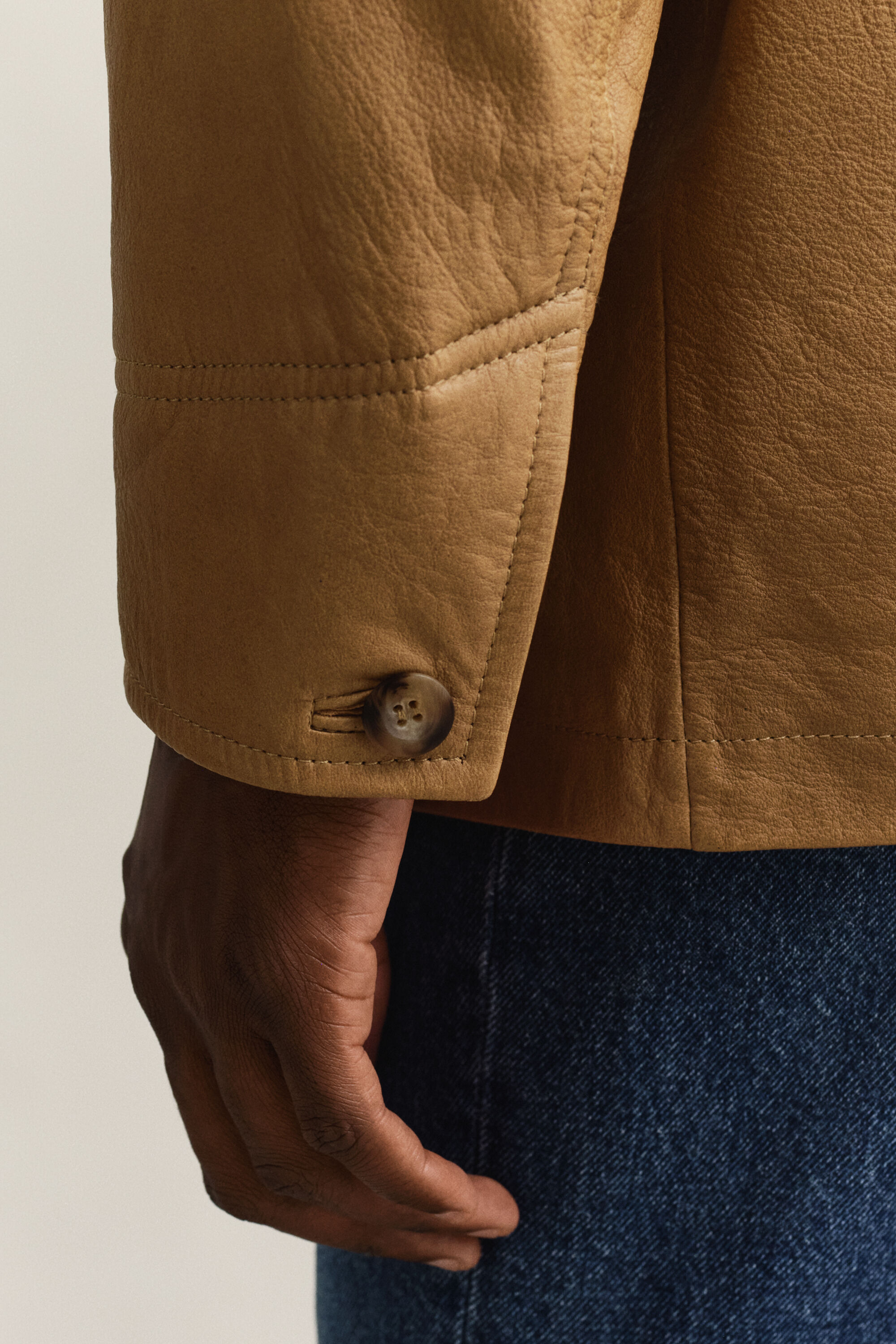 Casaco Decker em pele