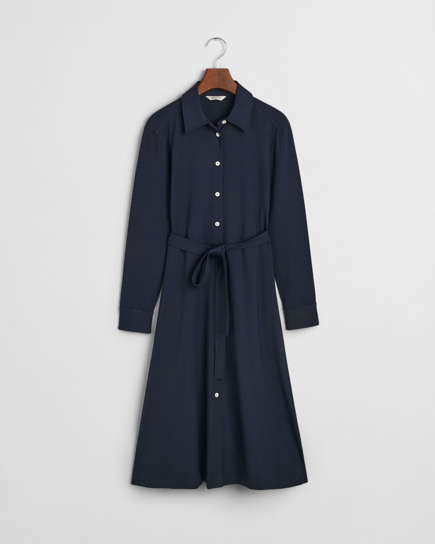 Vestido-camisa em jersey