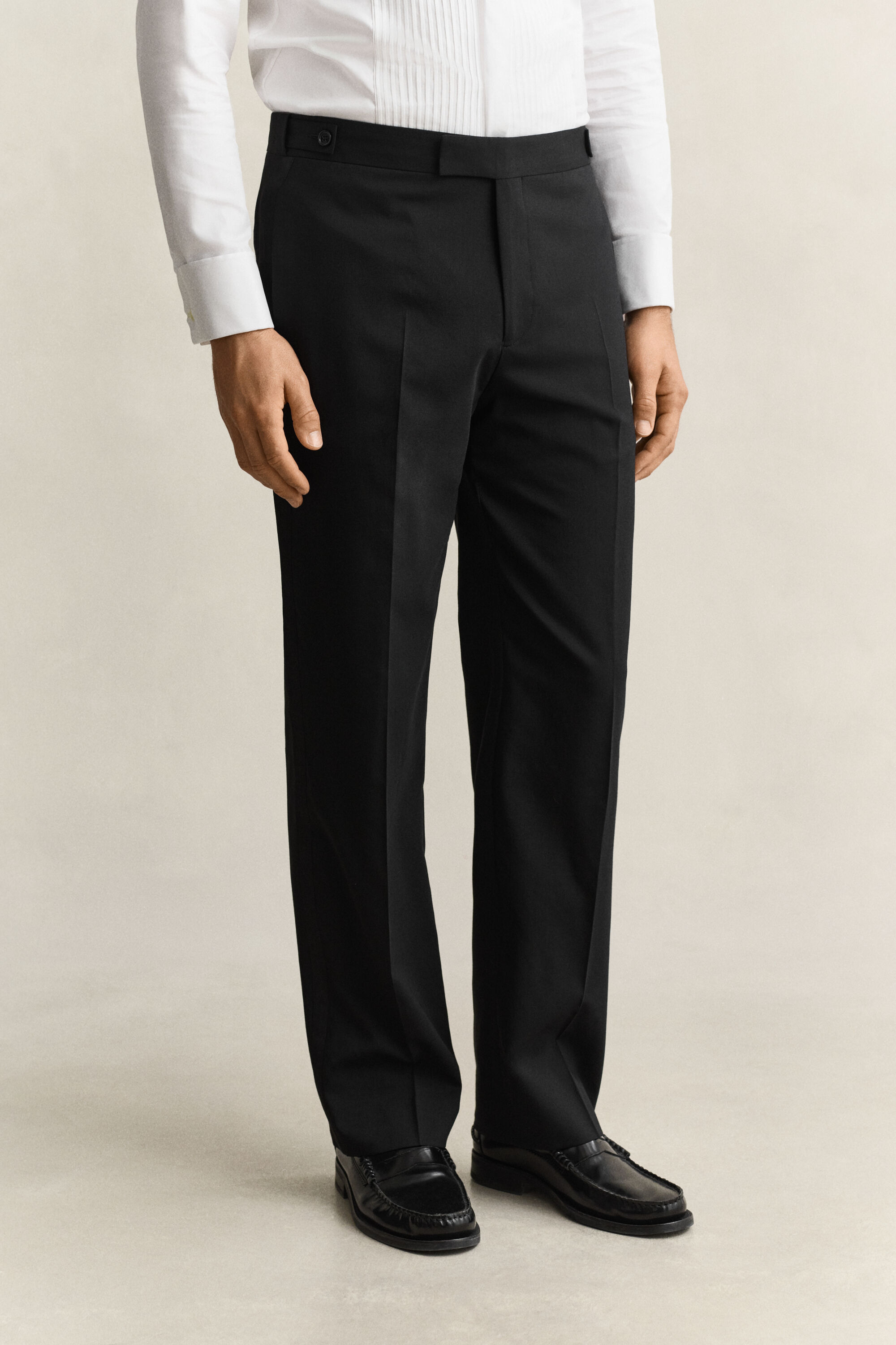 Calças Tuxedo