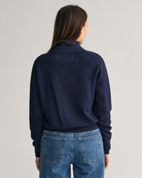 Pulover de malha Metallic Polo